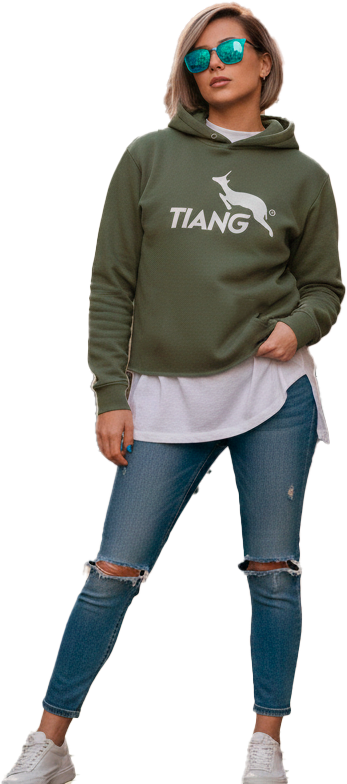 0 CLASSIC Sudadera Crop Hoodie