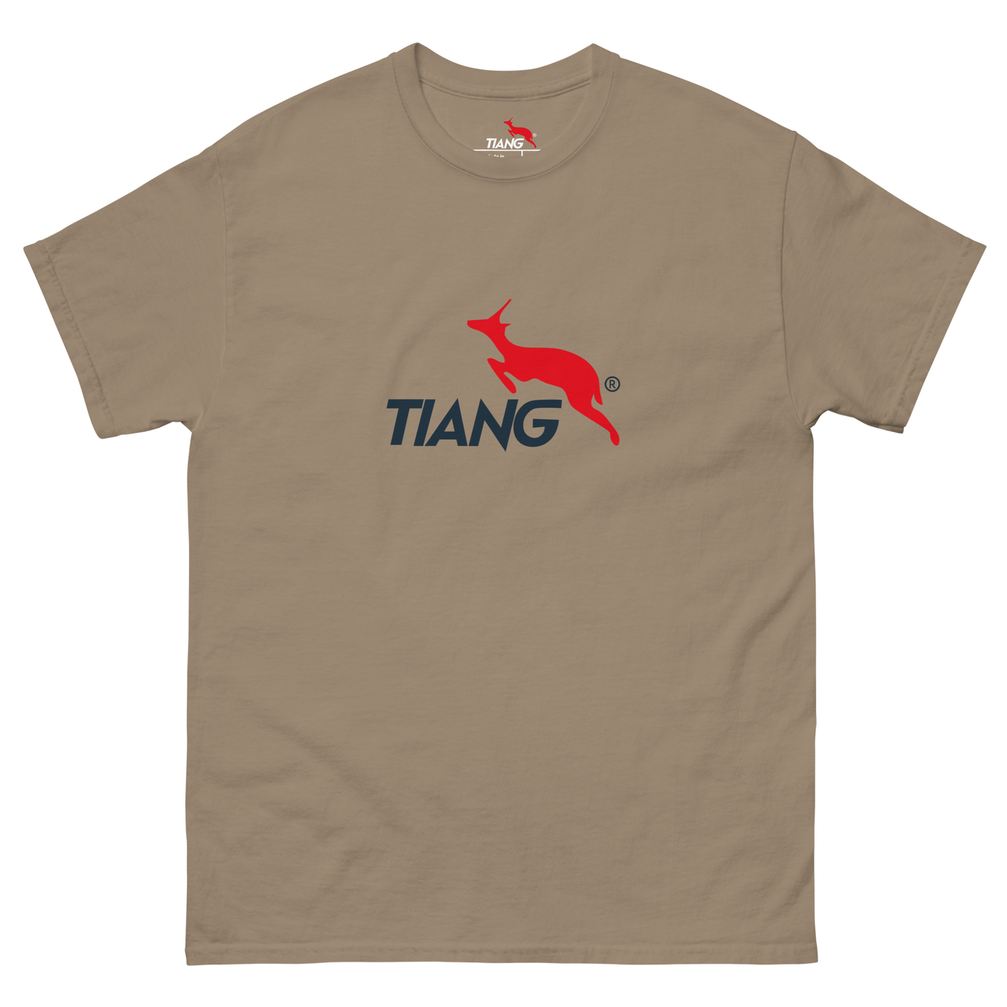 CLASSIC Samarreta LOGO TEXT BLUE