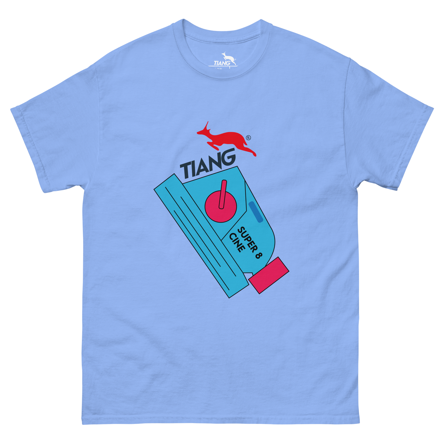 4 CLASSIC Camiseta Retro CINE SUPER 8 BLUE