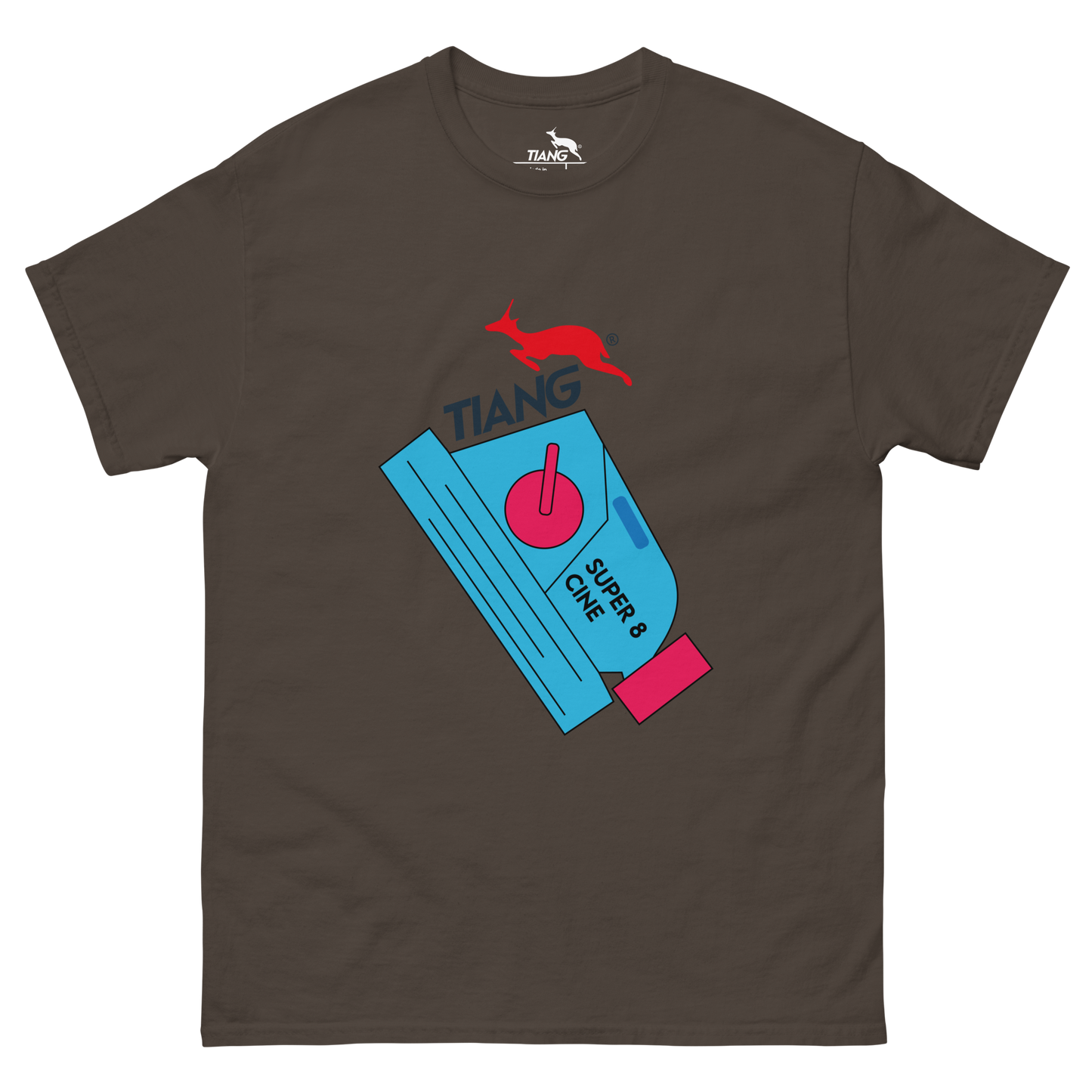 4 CLASSIC Camiseta Retro CINE SUPER 8 BLUE