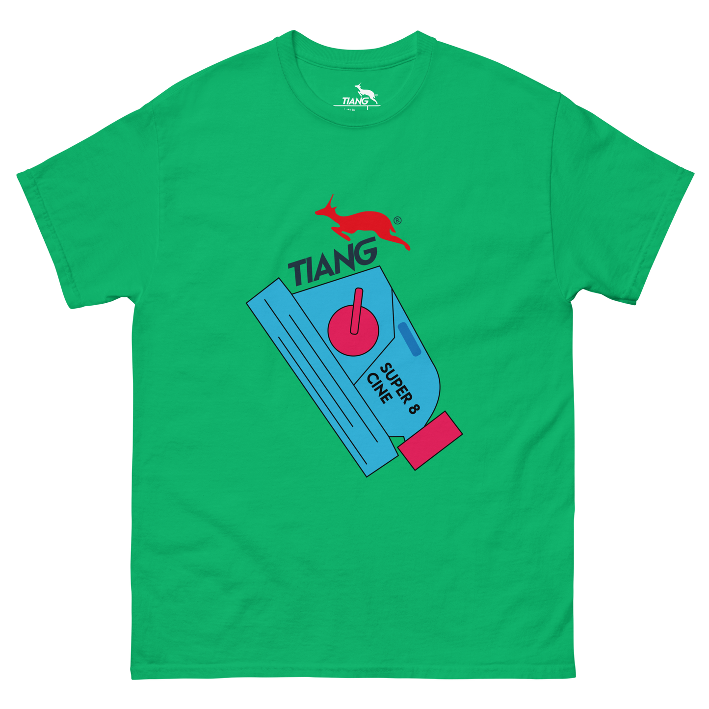 4 CLASSIC Camiseta Retro CINE SUPER 8 BLUE