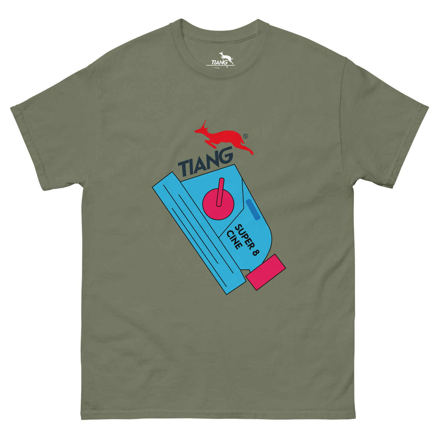 4 CLASSIC Camiseta Retro CINE SUPER 8 BLUE