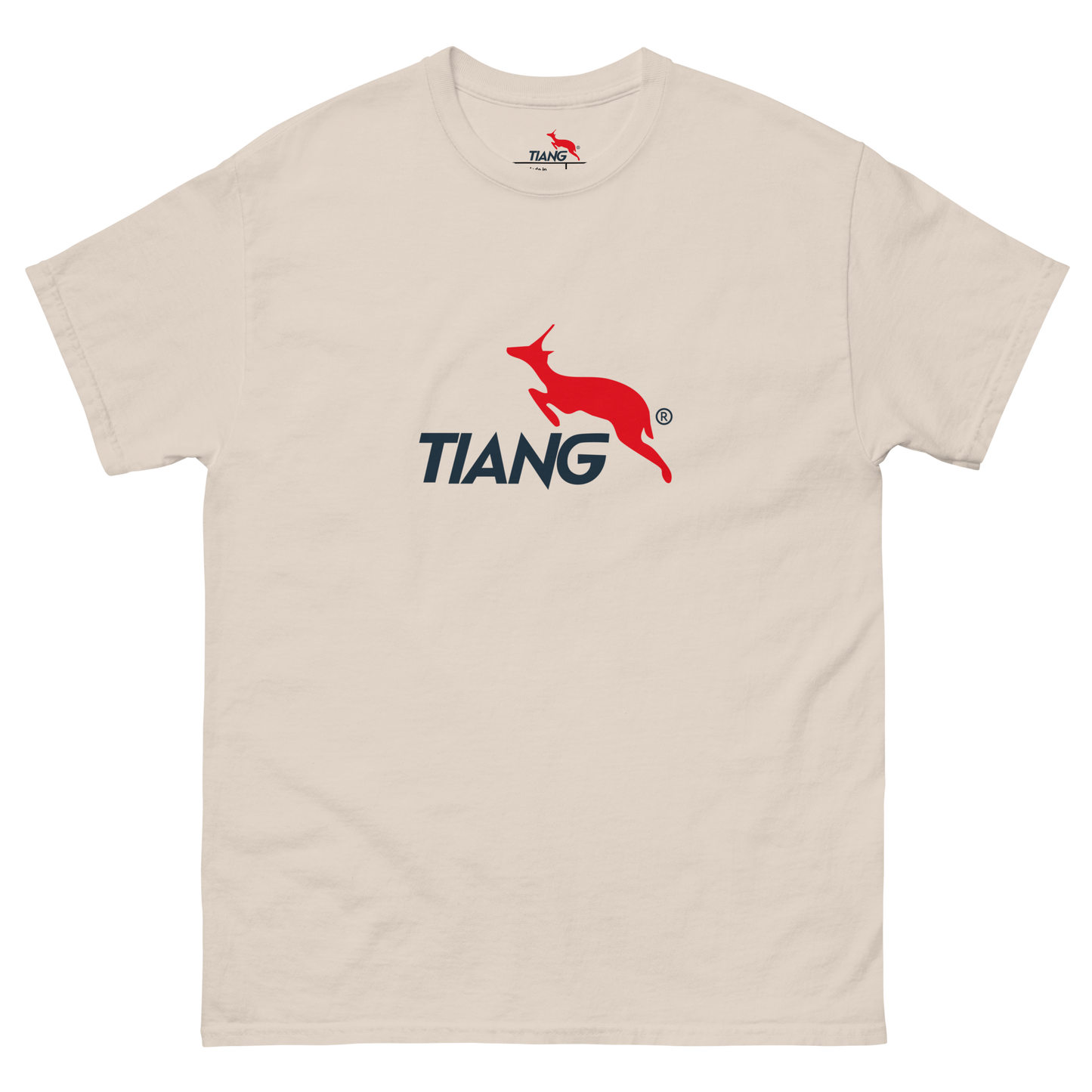 CLASSIC Samarreta LOGO TEXT BLUE