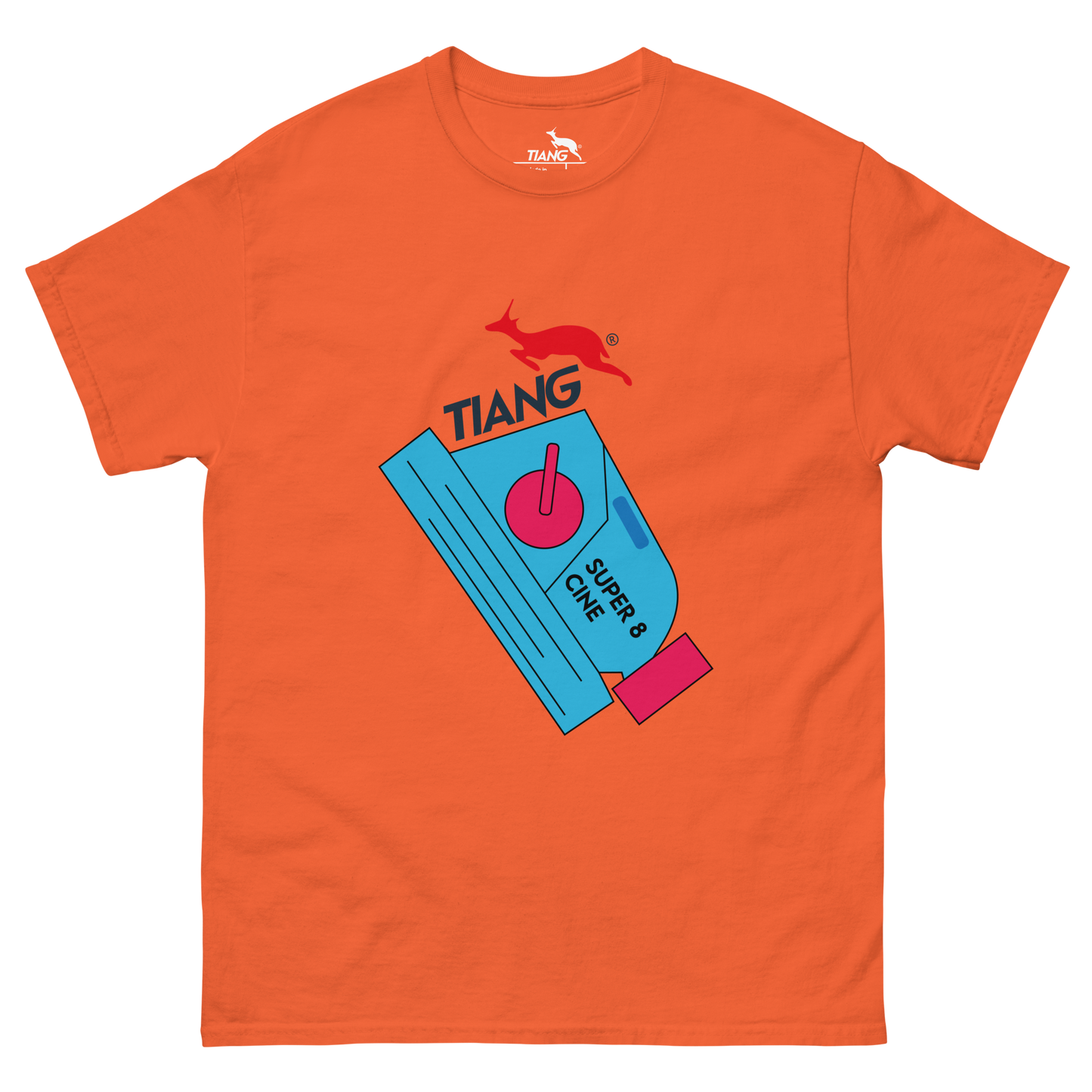 4 CLASSIC Camiseta Retro CINE SUPER 8 BLUE