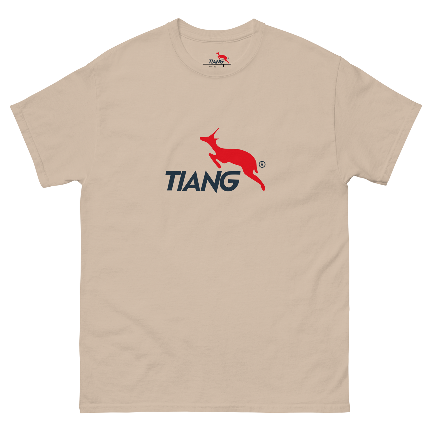 CLASSIC Samarreta LOGO TEXT BLUE