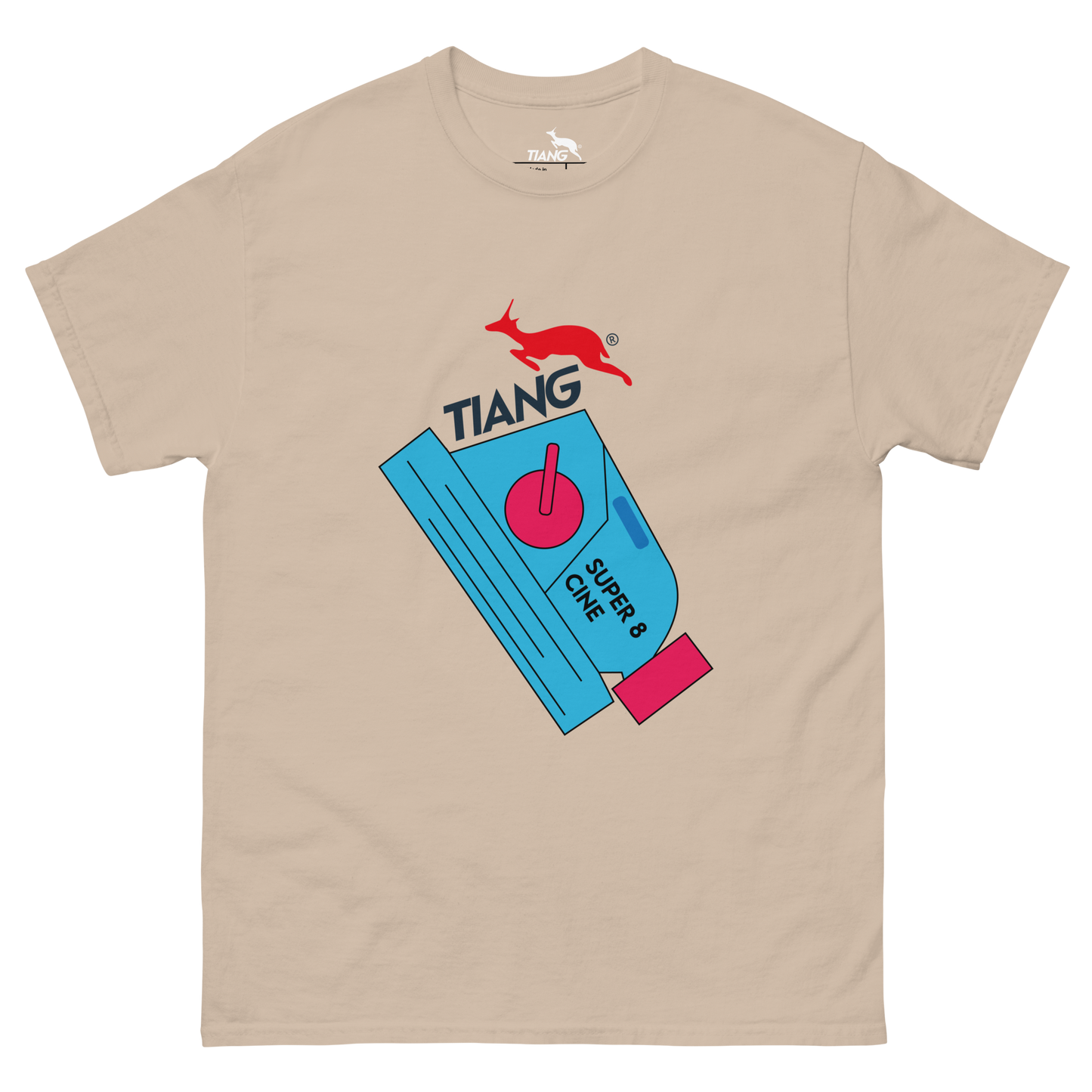 4 CLASSIC Camiseta Retro CINE SUPER 8 BLUE