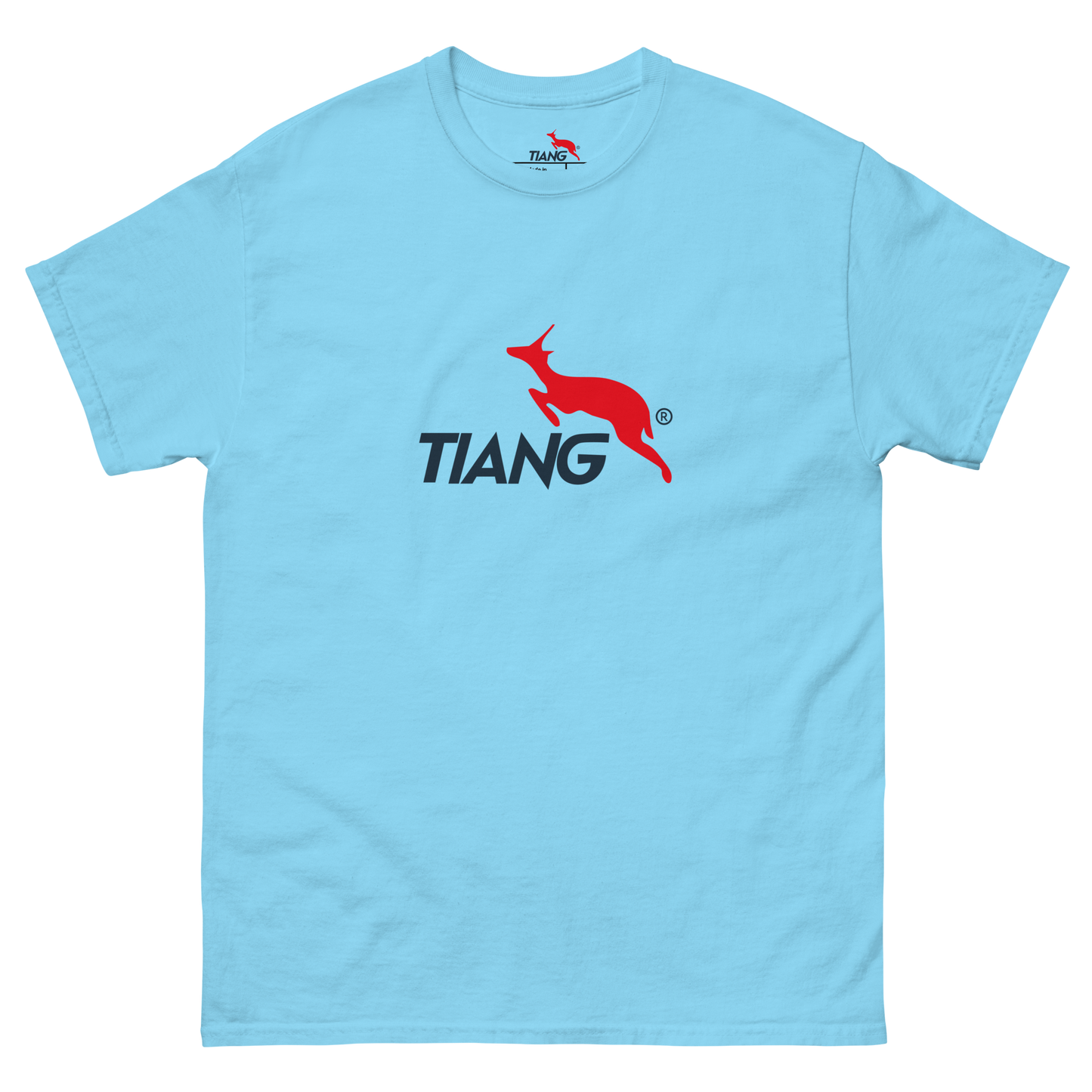 CLASSIC Samarreta LOGO TEXT BLUE