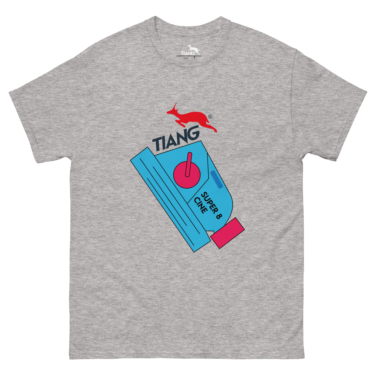 4 CLASSIC Camiseta Retro CINE SUPER 8 BLUE