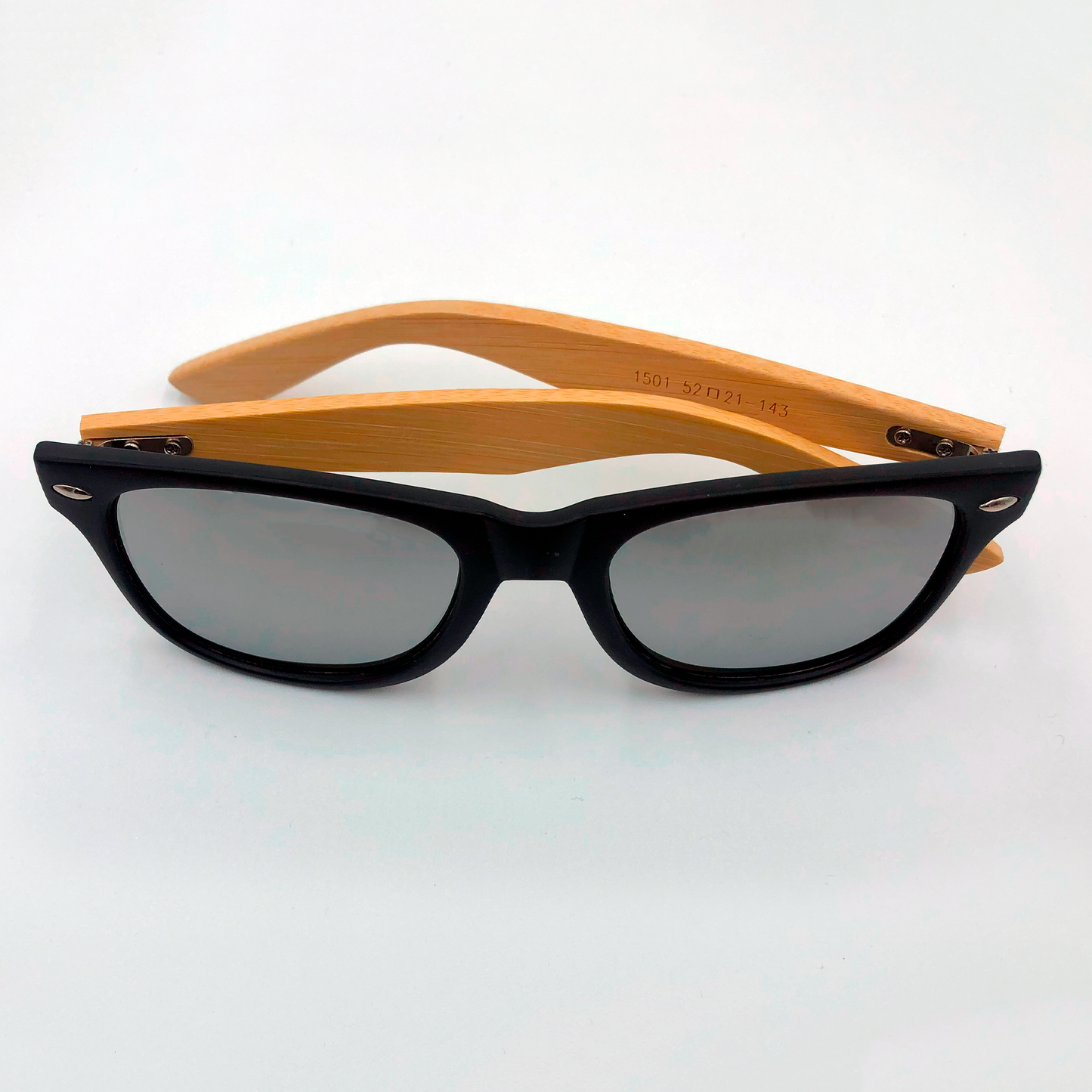 0 - Gafas de sol Bamboo Beauty Essence - Modelo MatteBlack Mirror