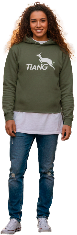 0 CLASSIC Sudadera Crop Hoodie