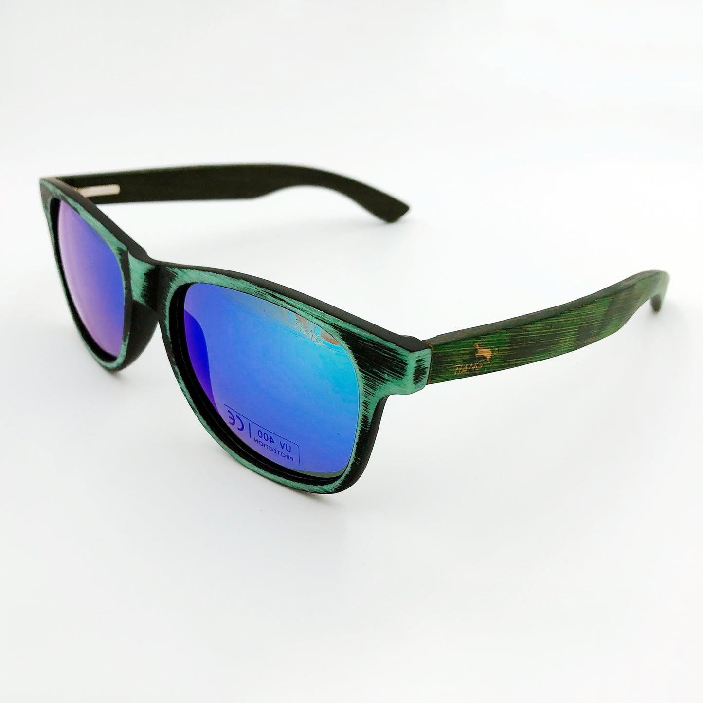 0 - Gafas de sol Bamboo Beauty Essence - Modelo Jasper green - Blue