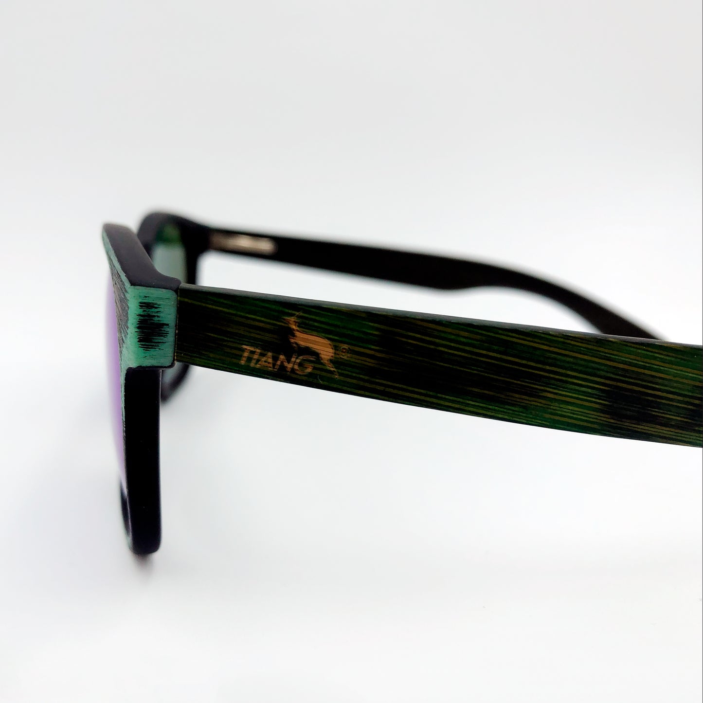 0 - Gafas de sol Bamboo Beauty Essence - Modelo Jasper green - Blue