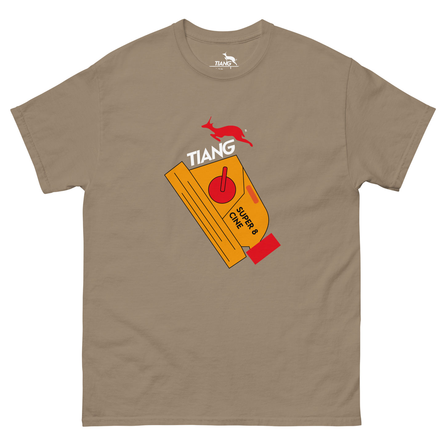 4 CLASSIC Camiseta Retro CINE SUPER 8 Orange 70's