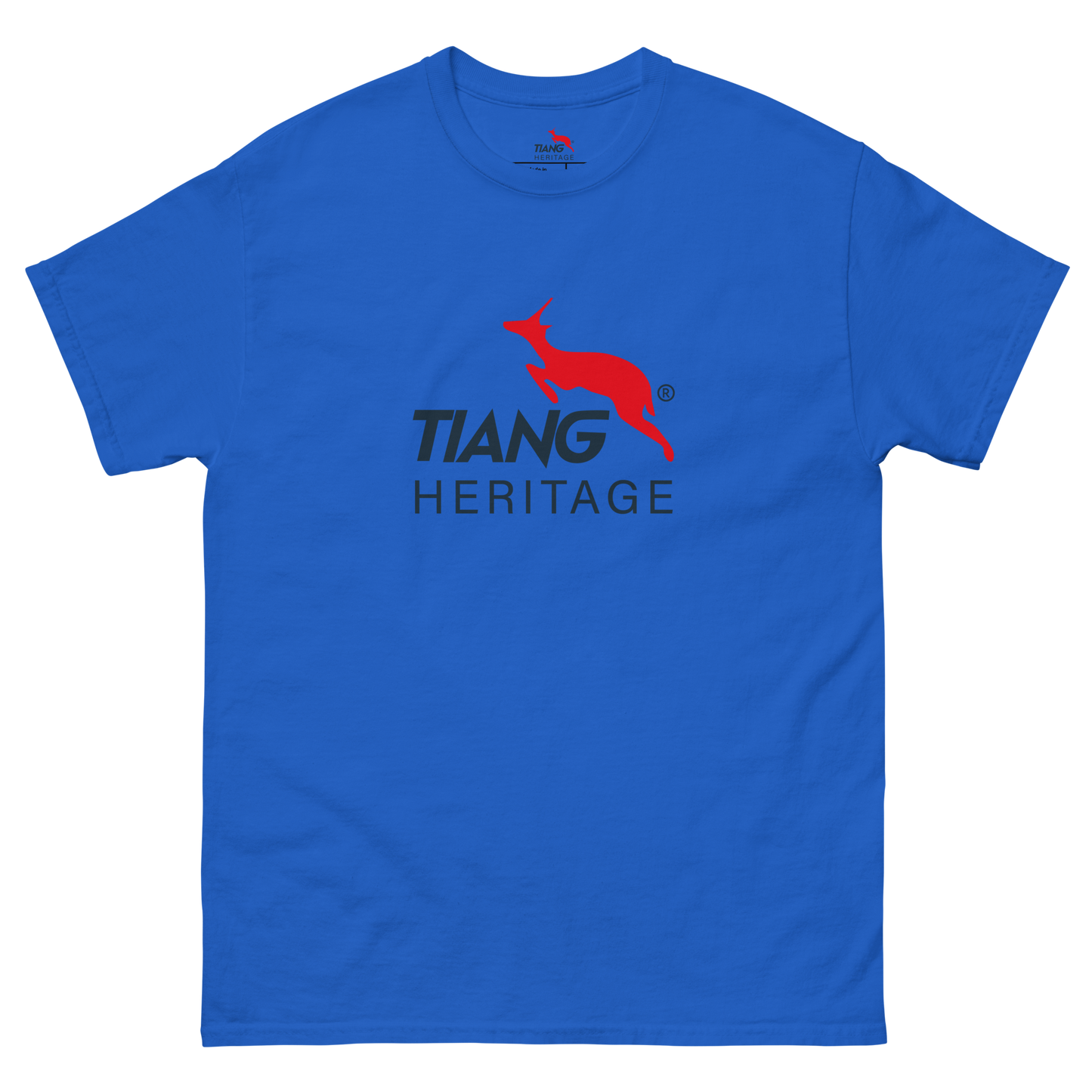 9 HERITAGE Camiseta LOGO HERITAGE TEXT BLUE