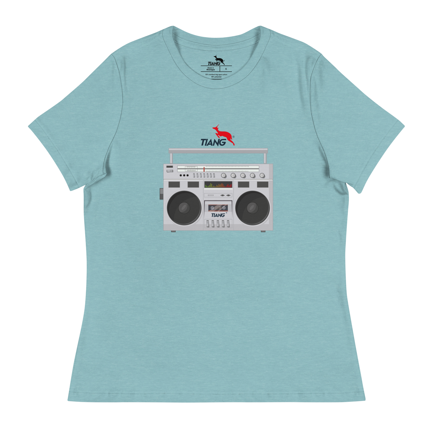 4 CLASSIC Camiseta mujer Retro RADIO STEREO 80's