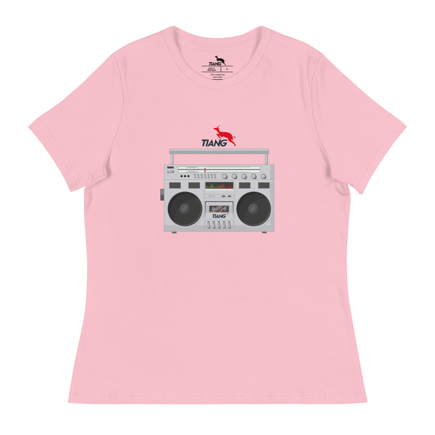 4 CLASSIC Camiseta mujer Retro RADIO STEREO 80's